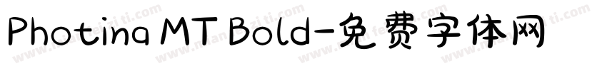 Photina MT Bold字体转换